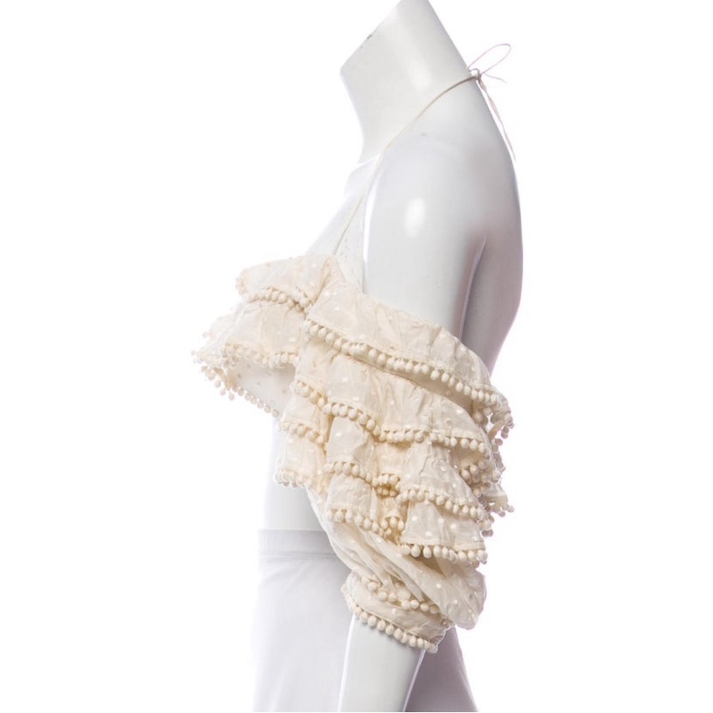 Zimmermann "Painted Heart" Ruffle Bodice Top RARE - Picture 4 of 13